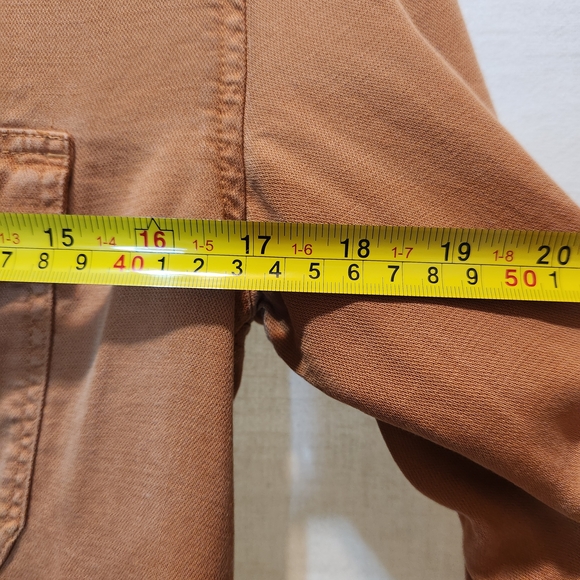 American Eagle, Women's Caramel Button Up Shirt, Size XS - Picture 6 of 8